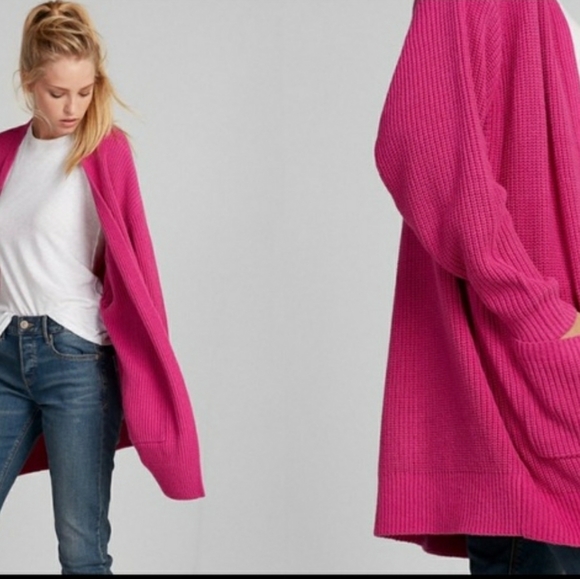 Pink Boyfriend Cardigan Express | Poshmark